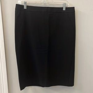 LOFT Black Pencil Skirt - Lined, Size 10